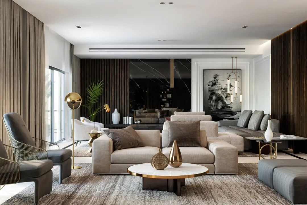 现代轻奢空间，演绎高级格调生活-9