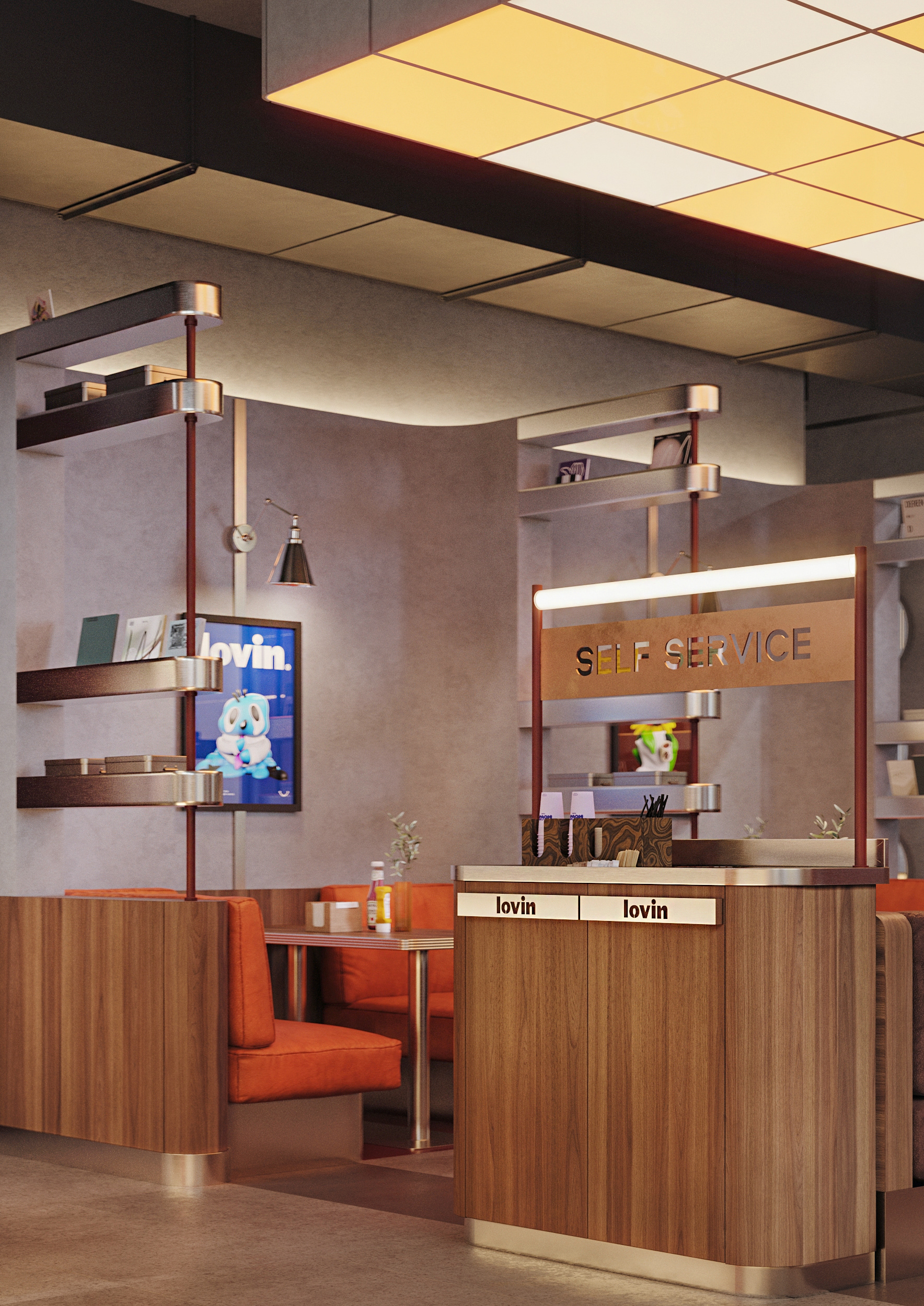 乐事汉堡店（注：LOVIN可能是品牌名，音译接近乐事 ，БУРГЕРНАЯ意为汉堡店 ） 丨俄罗斯莫斯科-10