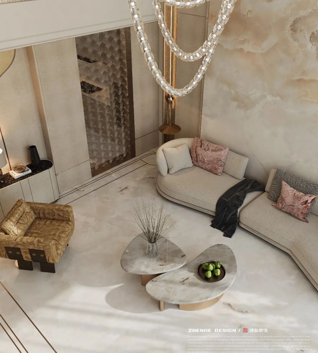 「臻和装饰」金塘300m²豪宅丨中国舟山丨宁波臻和装饰有限公司-20