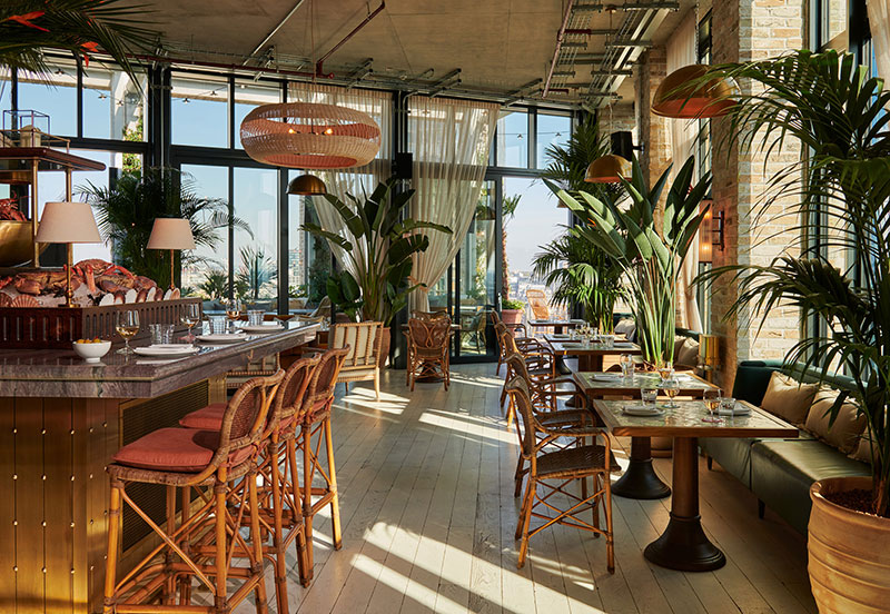 伦敦新霍克斯顿酒店 | 工业风几何印花的完美融合-18