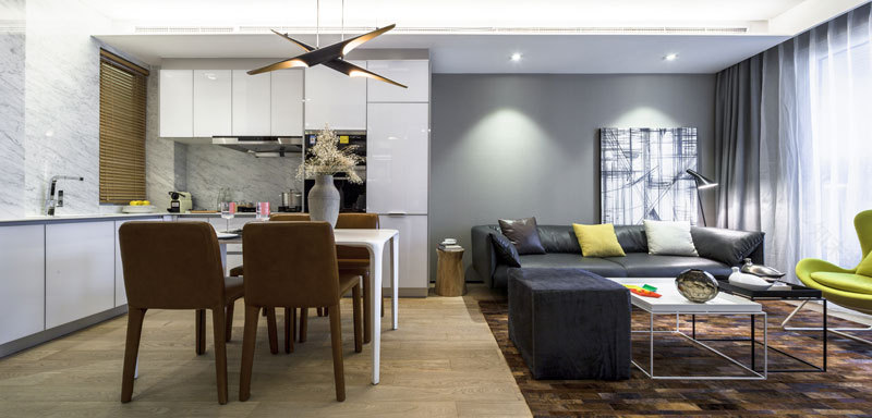 方磊壹舍设计 | 路劲上海派,80 后专属小户型高级灰居所-1