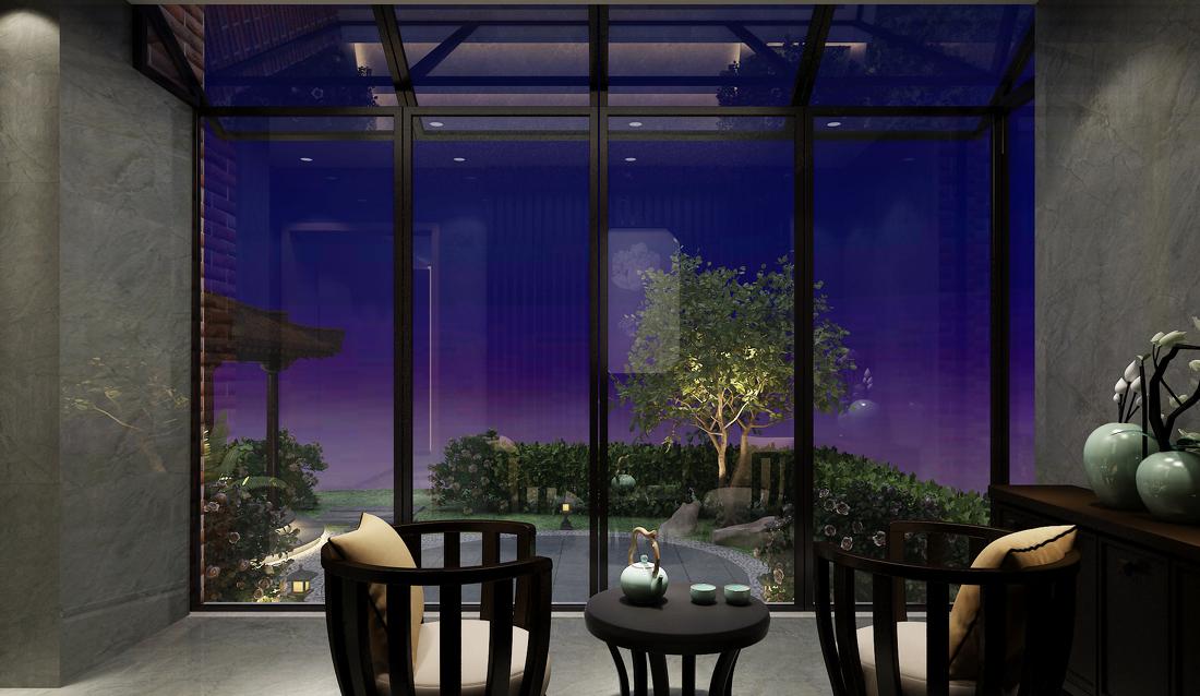 彭下欢设计·蒋先生新中式(御景庄园)-48