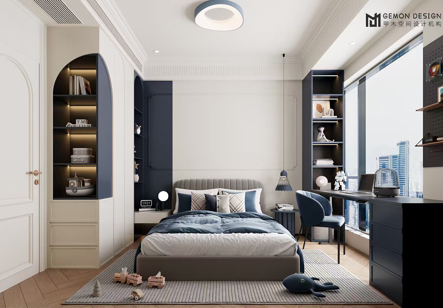 衡阳上河九章169㎡轻法设计丨中国衡阳丨GEMON DESIGN-6