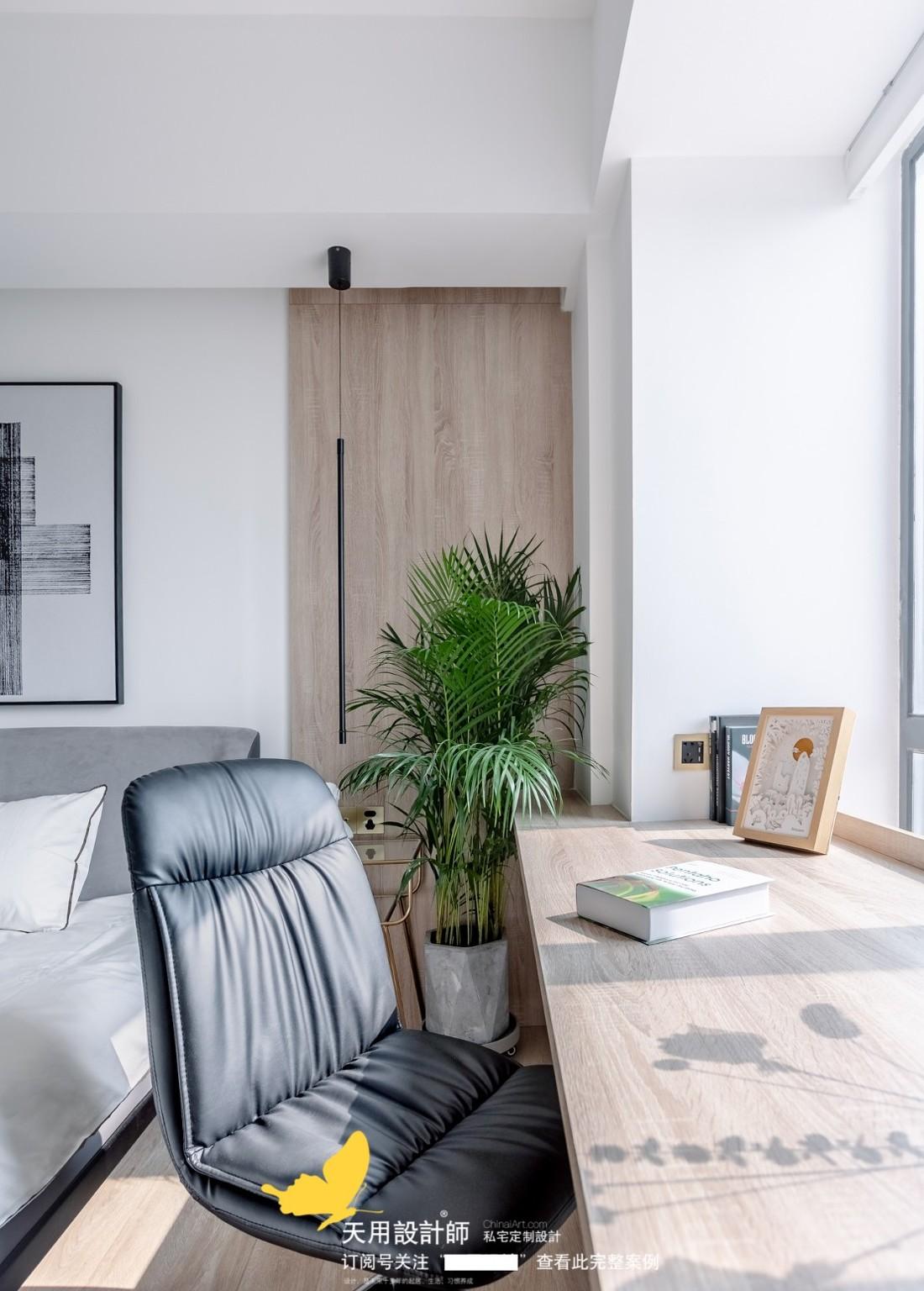 北欧现代简约风,两房改三房的实用与颜值在线设计-43