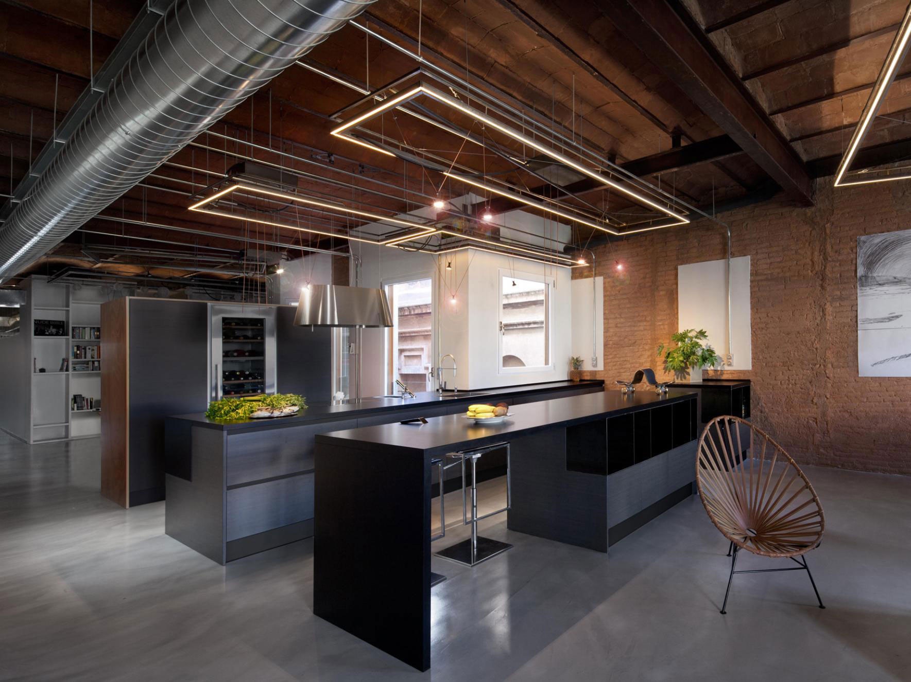 巴塞罗那开放式住宅·TC Interiors 连通器设计-5