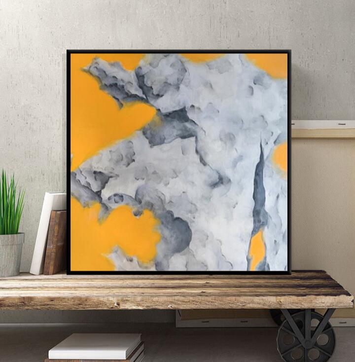 客厅玄关立体装饰画现代轻奢餐厅挂画简约抽象艺术装置画样板间-0