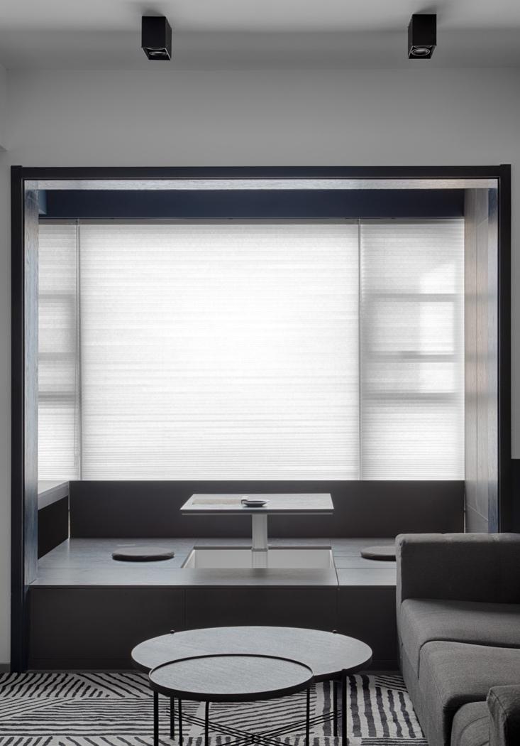 蔚木未来室内建筑设计丨平层丨沉 浸 | 暮色邃蓝-13