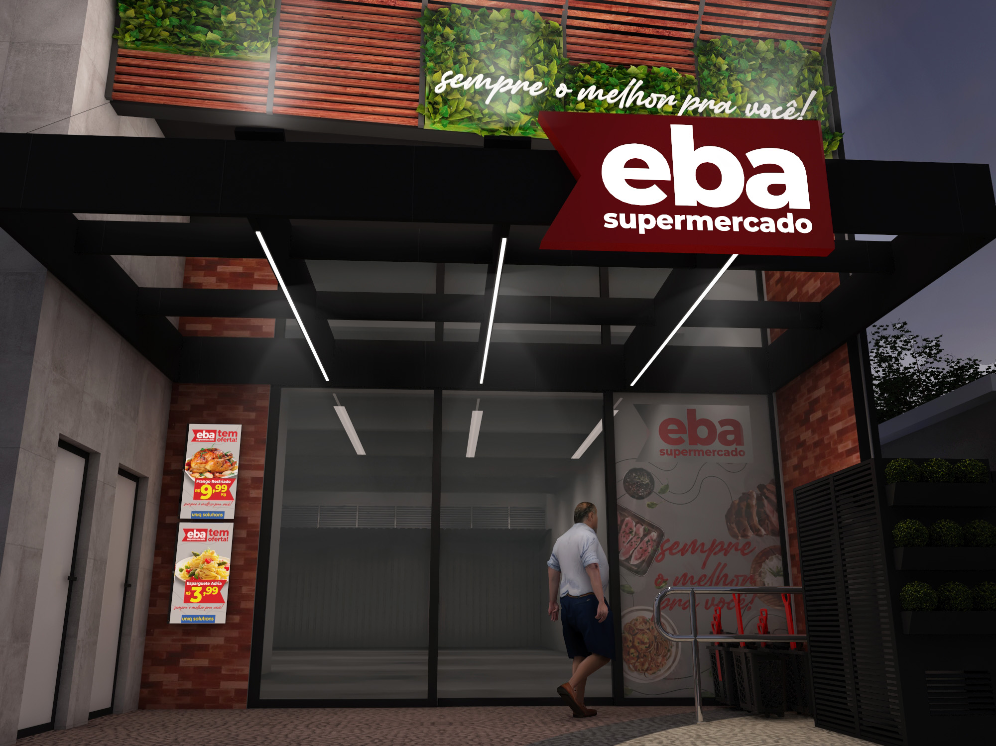 Eba Supermarket Facade | Fachada-5