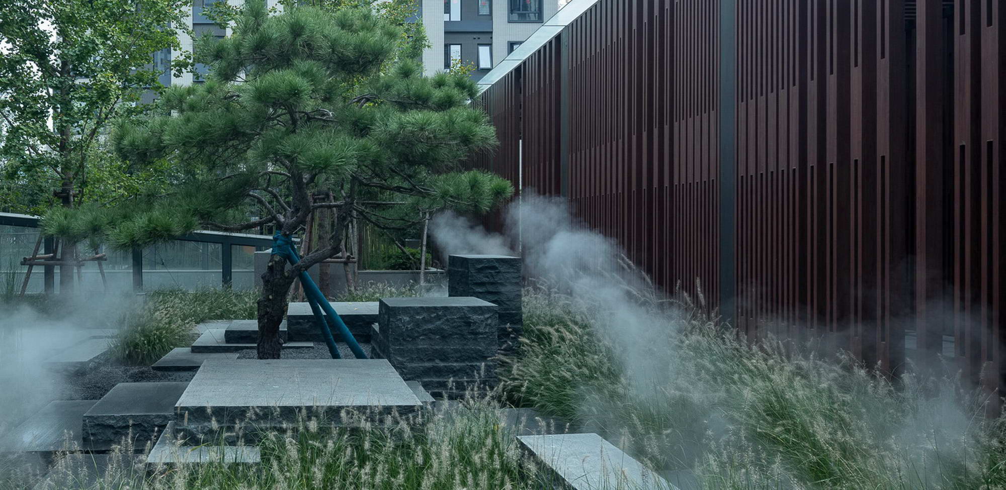 郑州永威城·观澜庭 | 公园社区中的生态景观设计-38