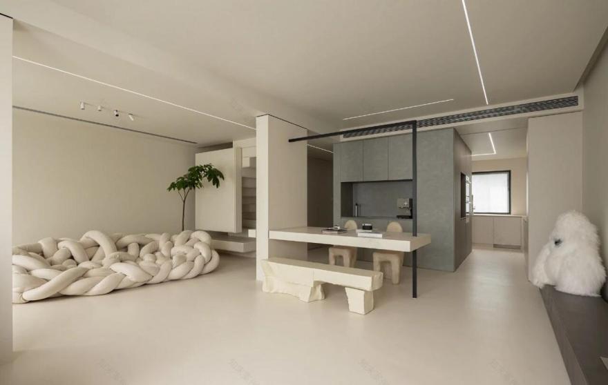 映象设计 · 上海240㎡极简叠墅丨中国上海丨上海映象设计-10