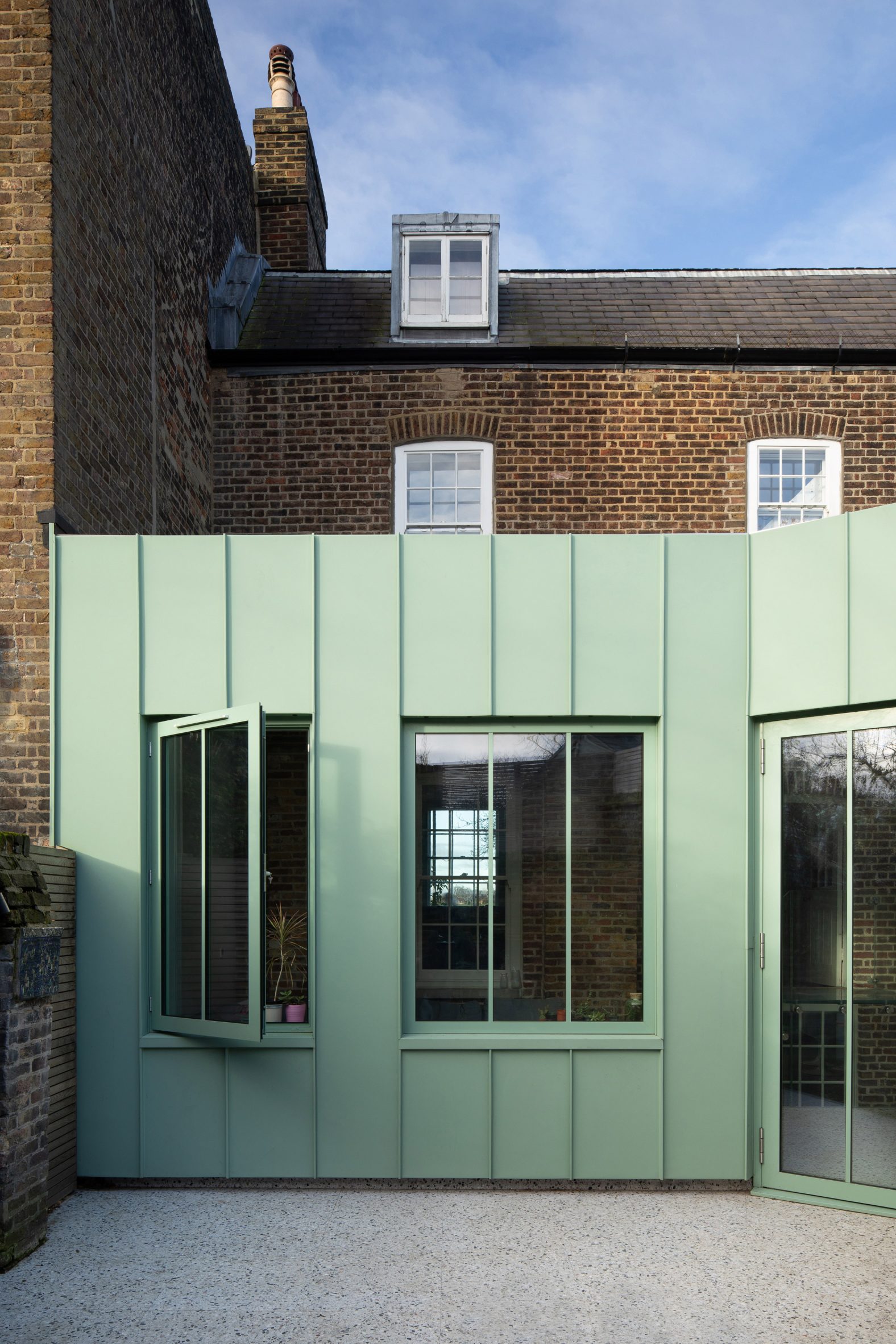 Studio Octopi adds mint-green extension to Georgian house in London-9