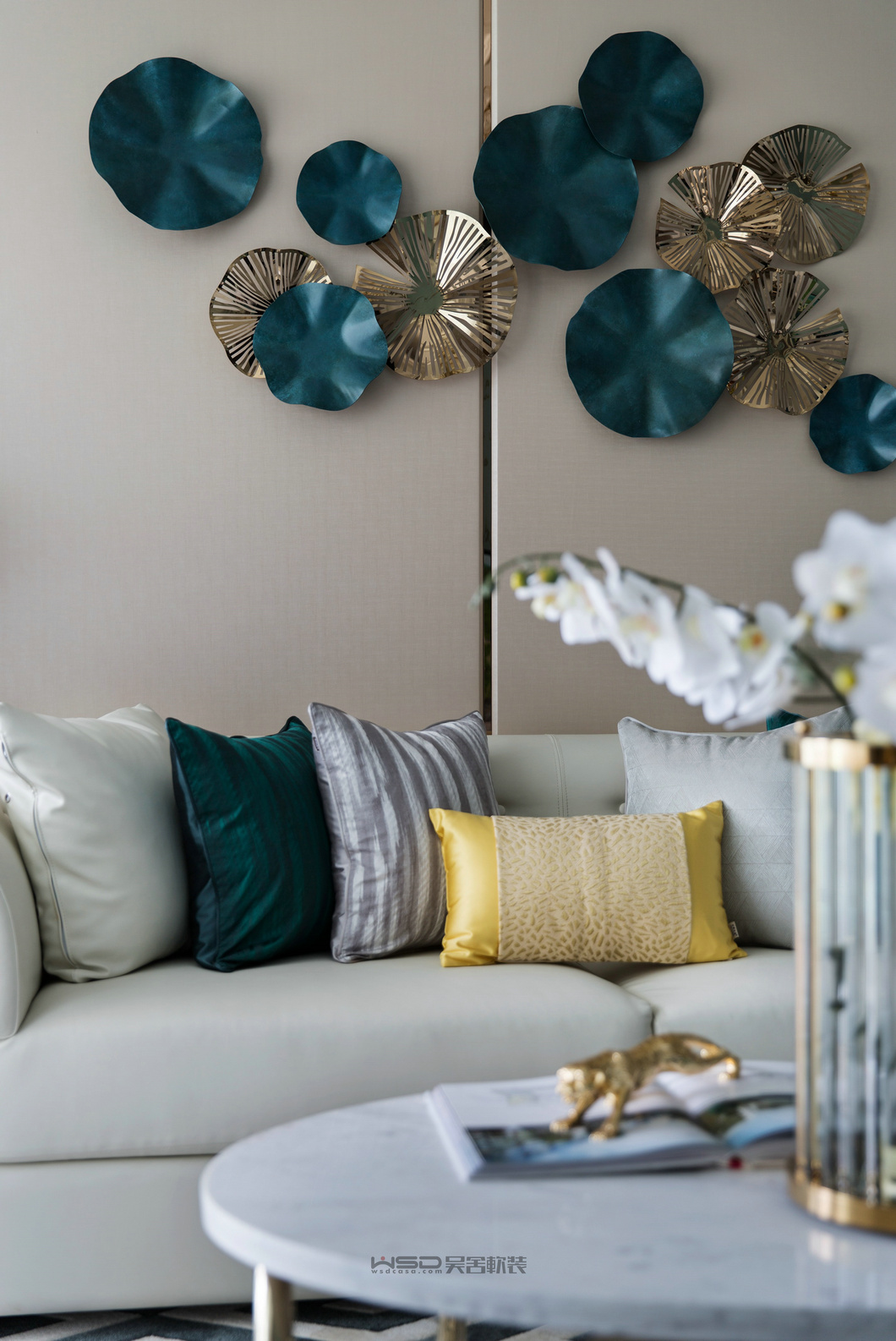 WSD · 吴舍软装  韶关永乐城 · 时尚简欧风样板房-6