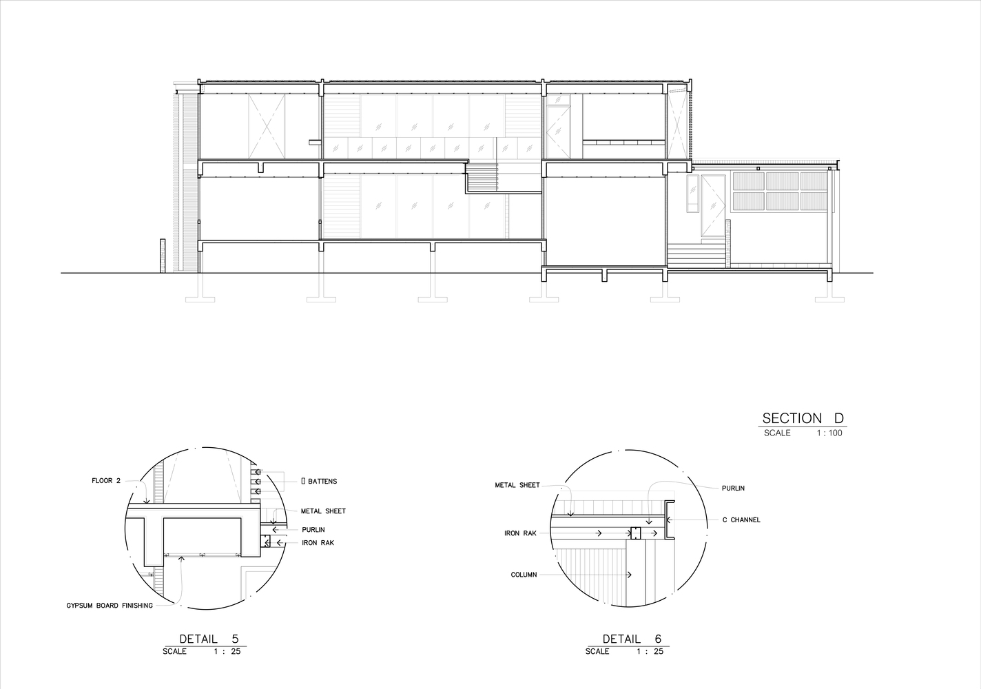 泰国田园风光中的现代钢结构之家-65