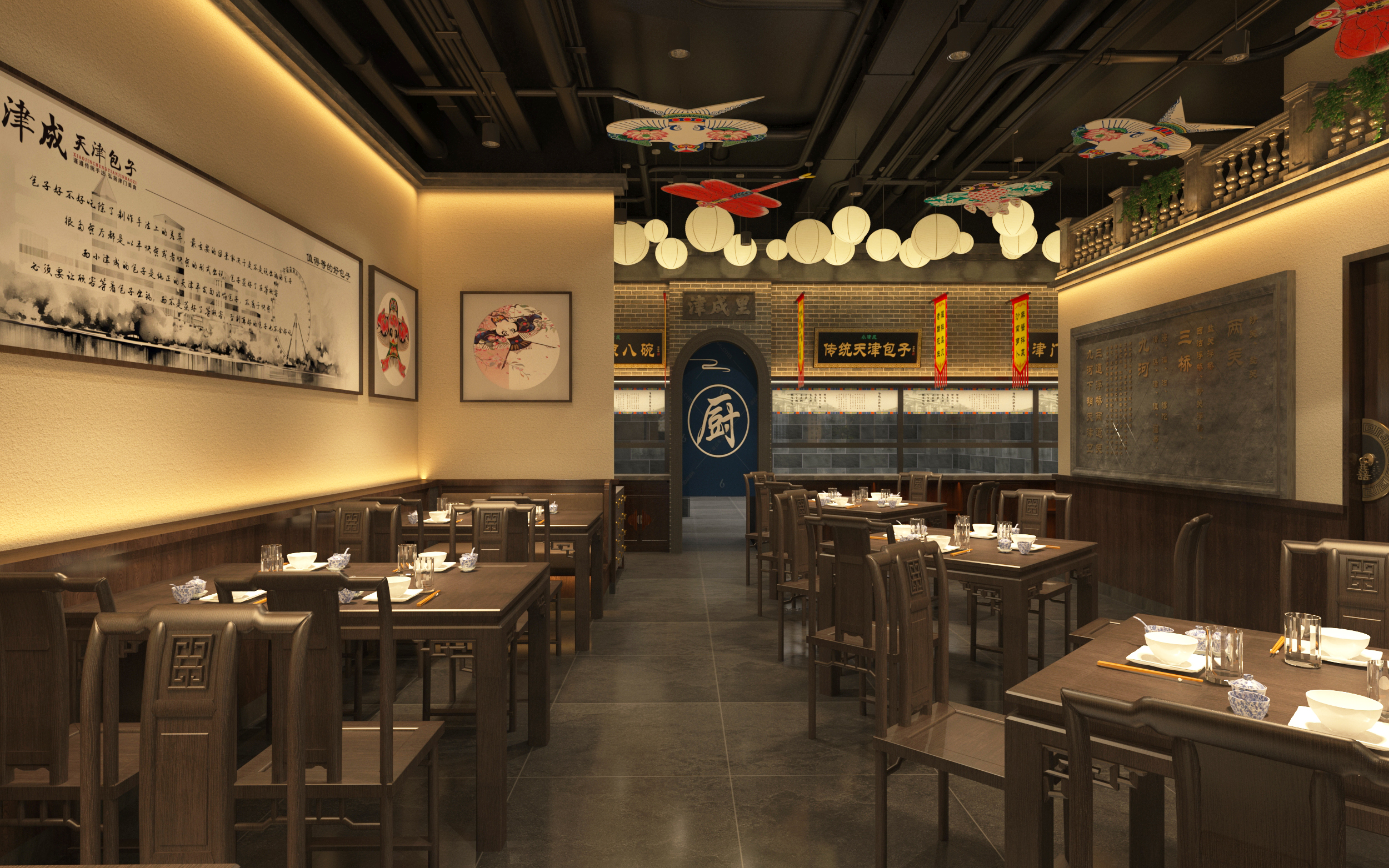 小津成天津包子（乐园店）丨蒙古丨内蒙古傲城建设工程有限公司-17