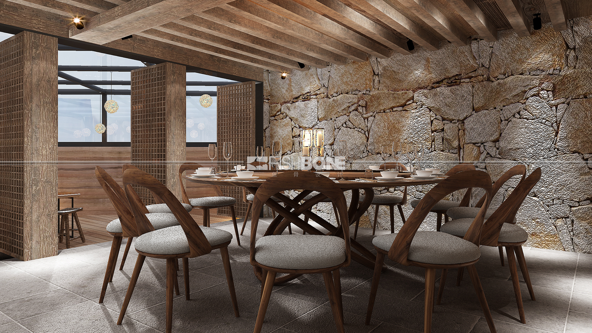 香格里拉云时仕锦酒店丨鱼骨设计-24