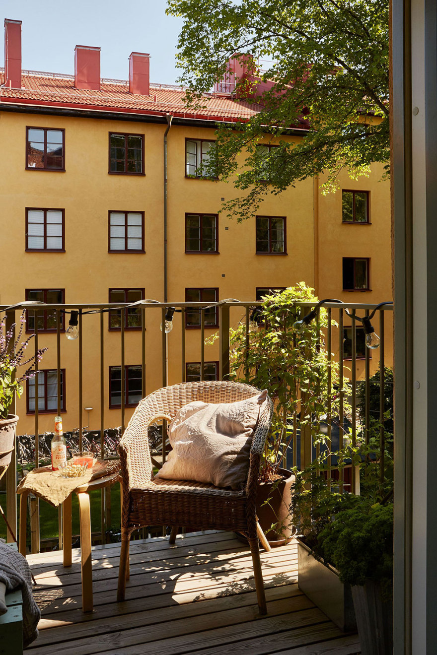 瑞典 66 平米公寓 | 绿意盎然的自然主题设计-12