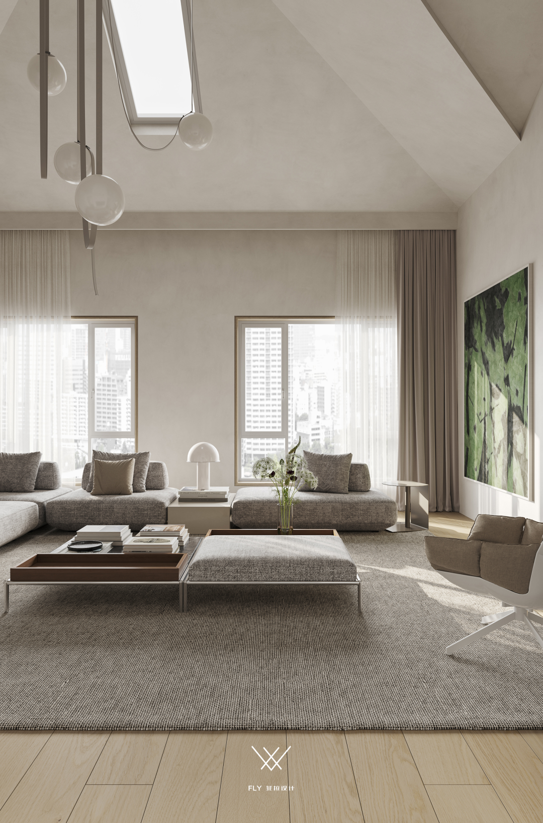 现代感官艺术 · 菲拉设计的跃层空间丨中国杭州-45