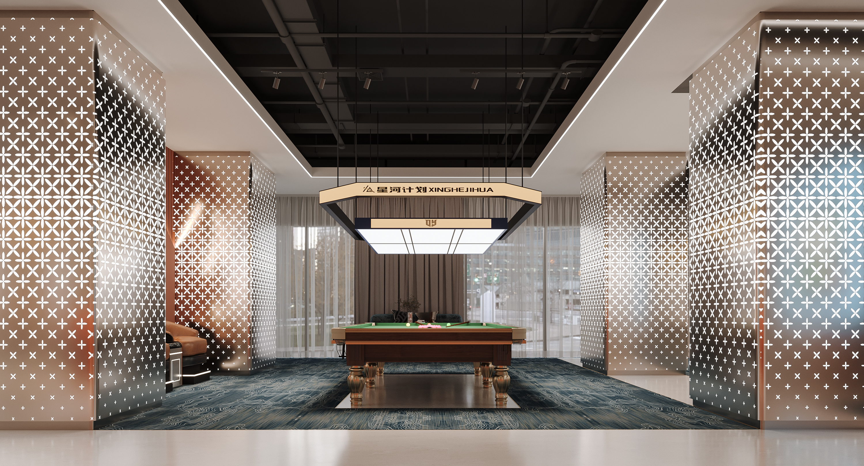 台球俱乐部效果图-5