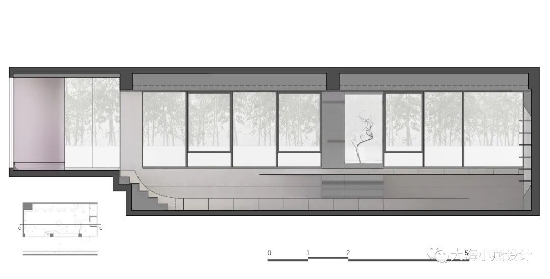 上海 70 平米办公室,竹影摇曳的“空”与“土”-59