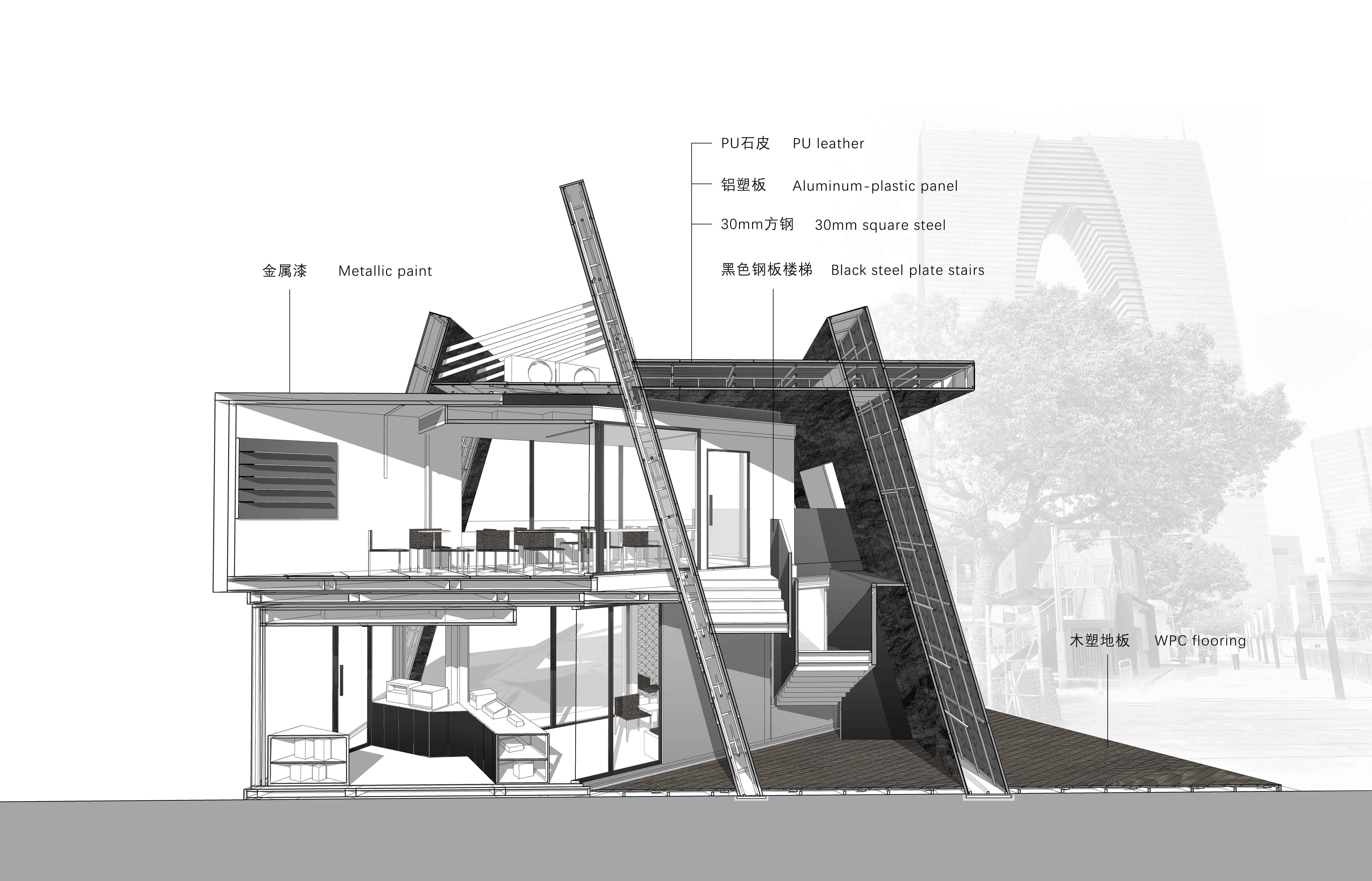 Whatever 咖啡苏州湖滨新天地店丨中国苏州丨平介设计-43