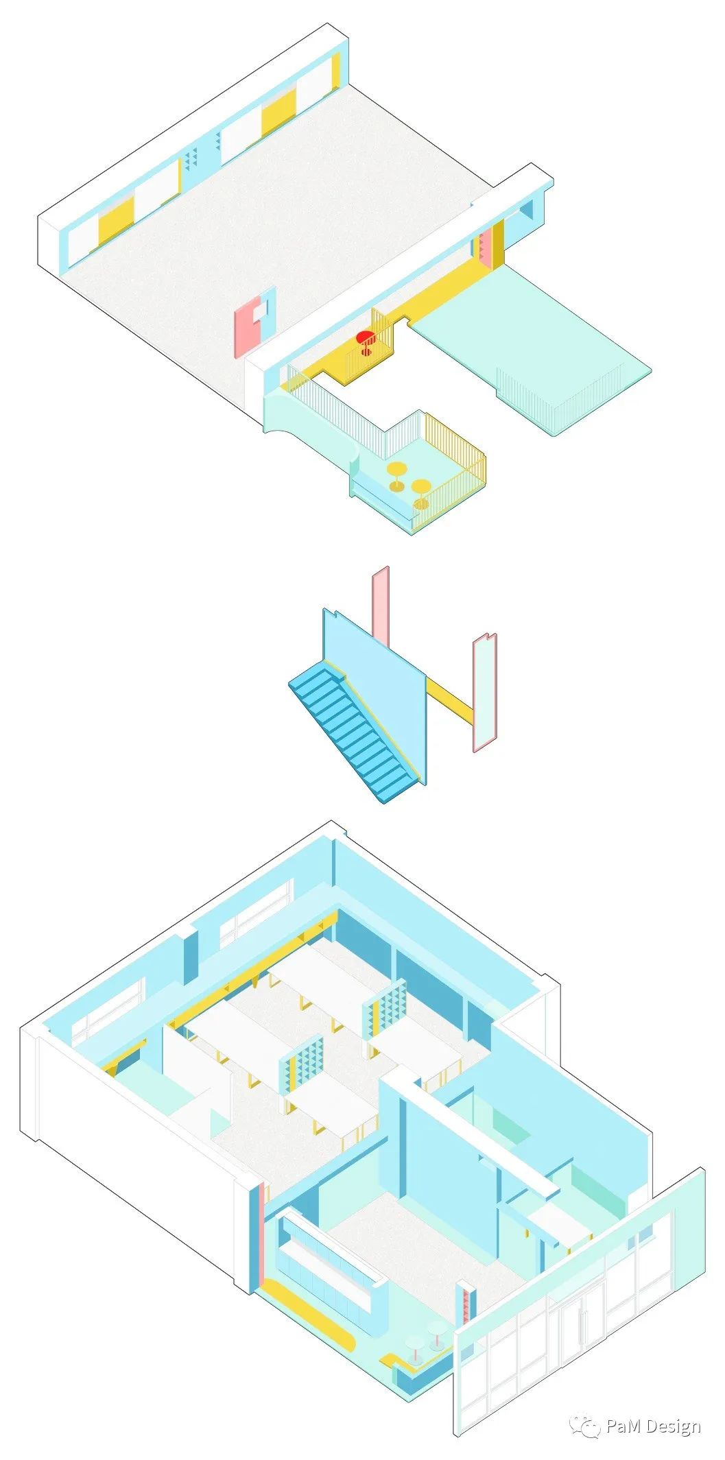 鲸鱼岛文化传媒办公室改造设计丨中国北京丨帕姆建筑-12