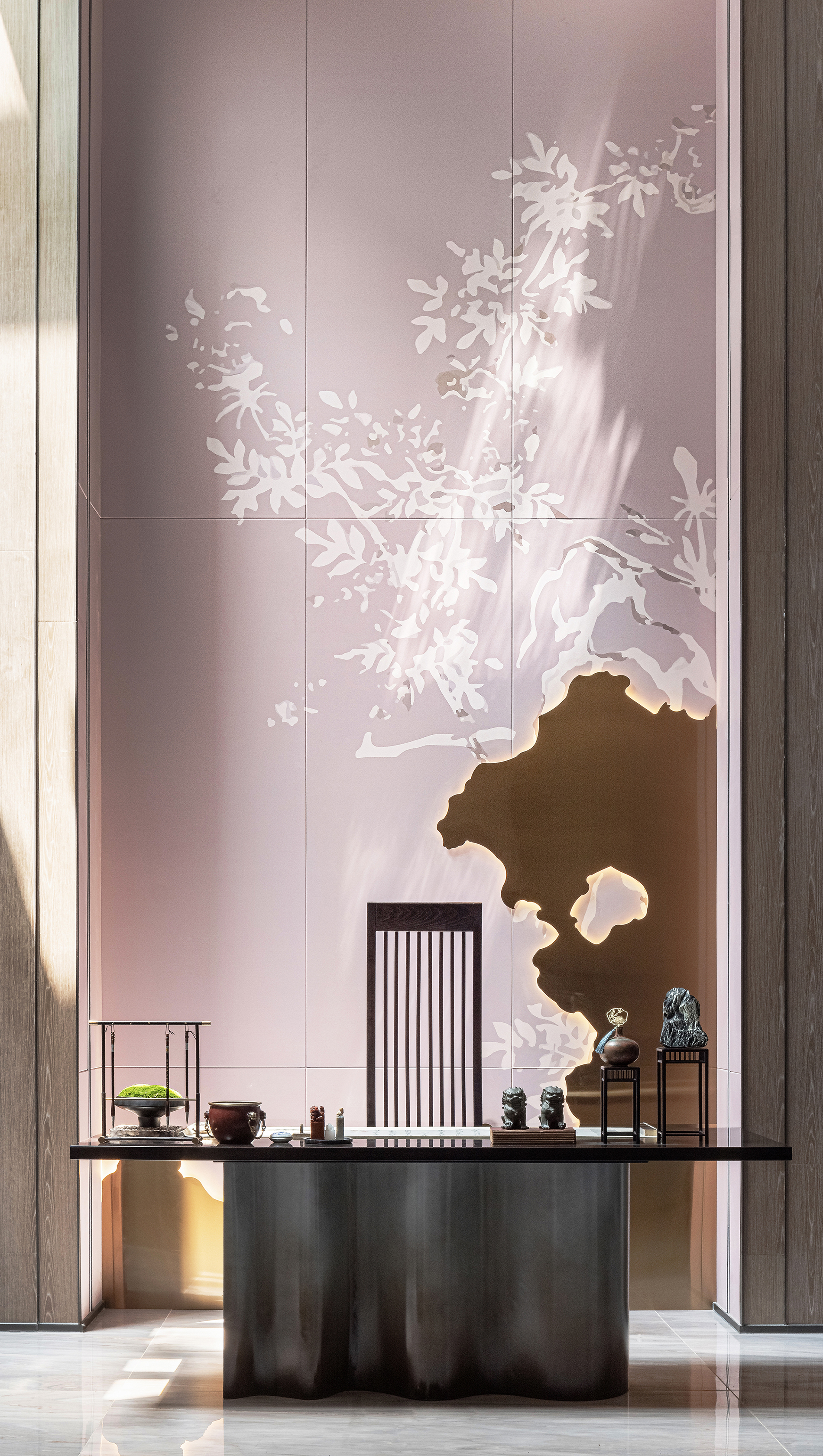 济南雍泉府下叠样板间 | 素雅新中式，融入自然之美-14