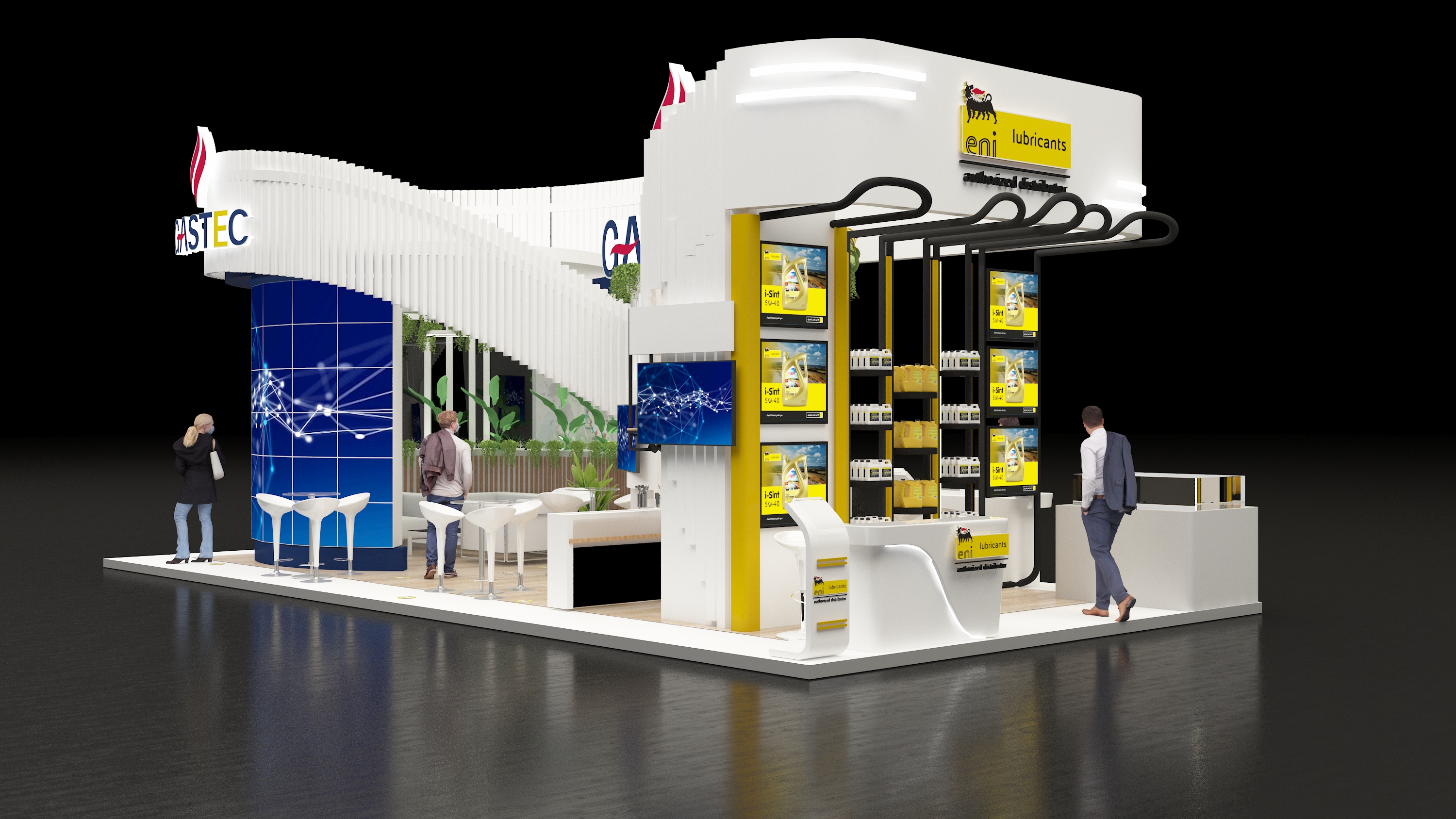 GASTEC 展位设计埃及石油展 2023-24