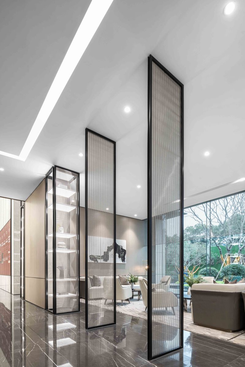 弘阳常州遥观售楼处——“水”主题景观室内设计-16