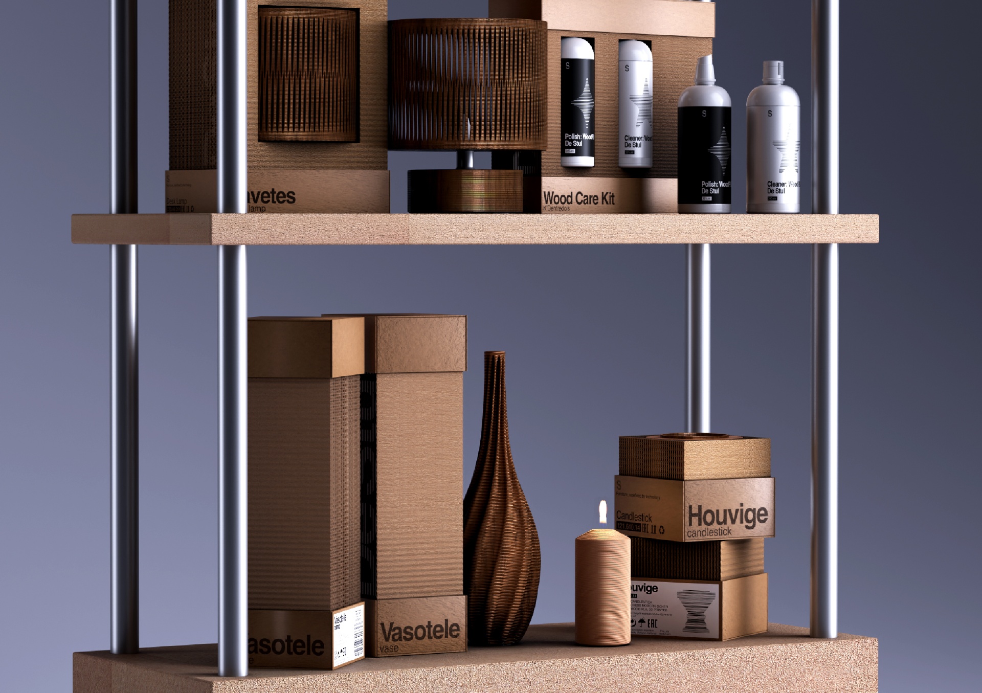 德斯图尔·木质印花家具丨新西兰奥克兰丨Vasily Aleev-9