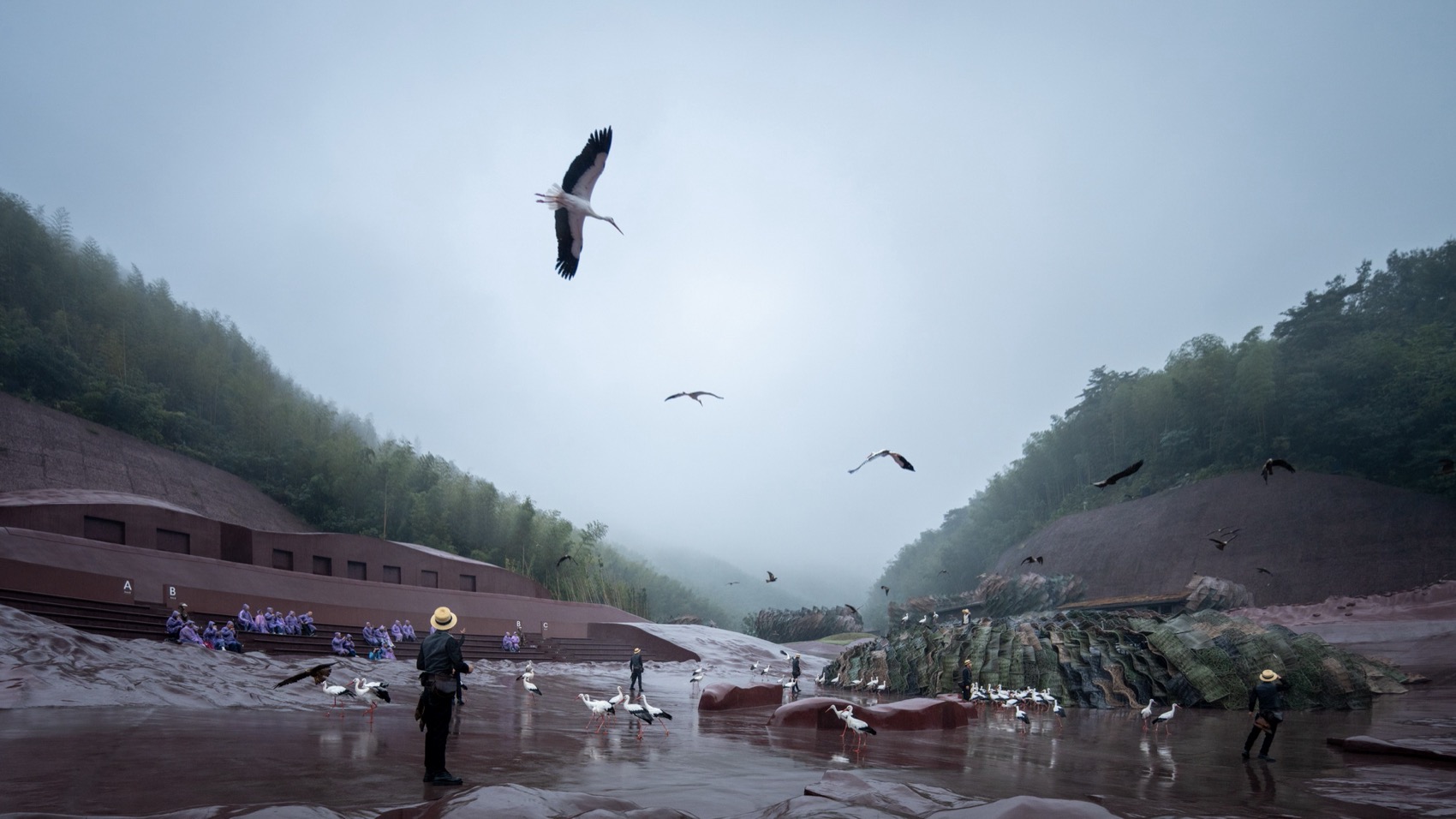 窑湖小镇飞鸟剧场丨中国无锡丨goa大象设计-44