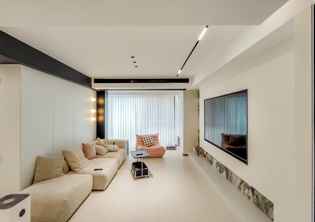 140平黑白简约的家-20