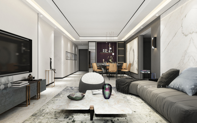 墨韵家居 · 现代水墨艺术空间设计-17