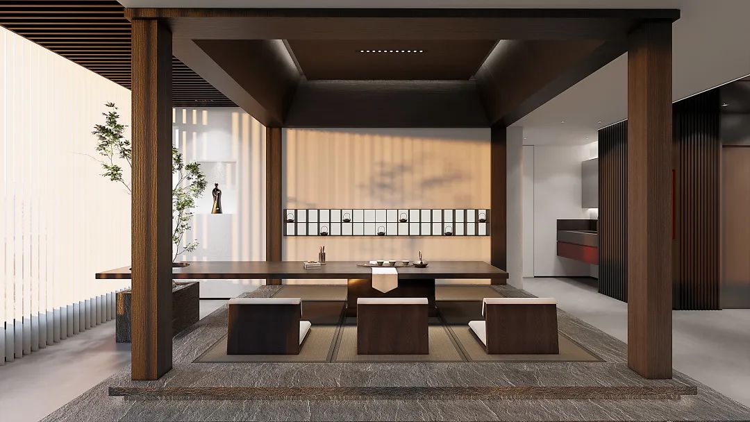 和樾府·岑寂与热烈丨中国广州丨广州简美设计-10