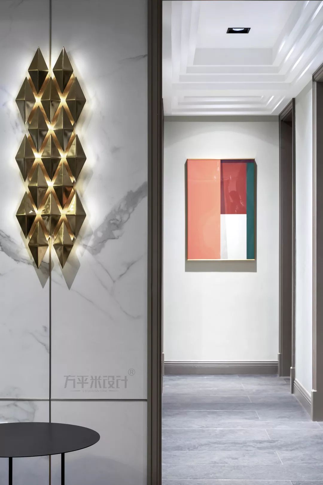 现代轻奢逐梦星尘,方平米设计温暖舒适空间-93