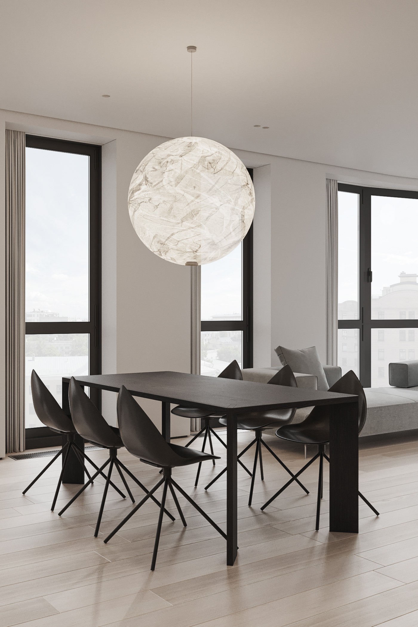 92㎡简约风住宅设计 独具品味！-5