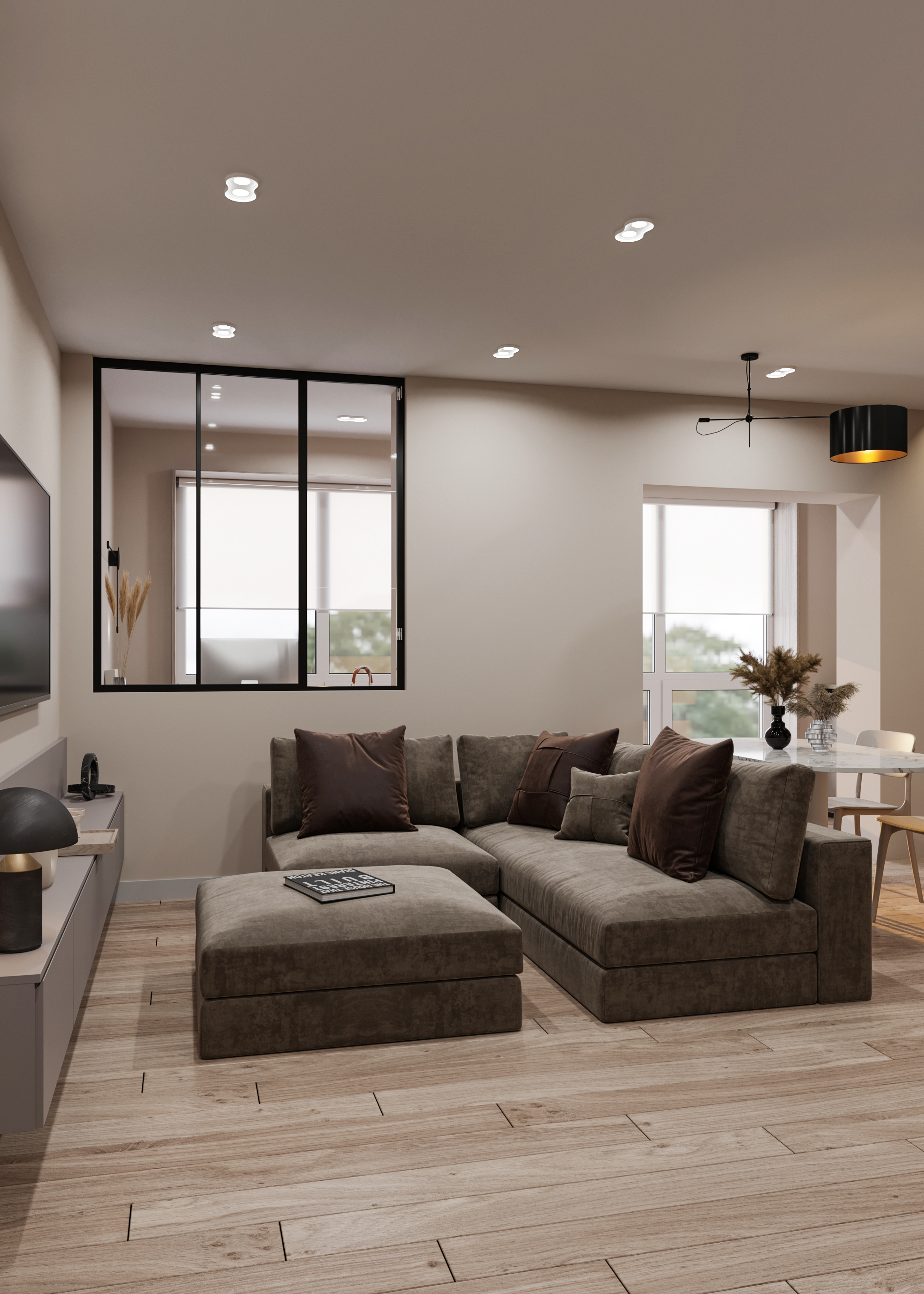 APARTMENT "CHAIKA LUX": 54 sq.m-4