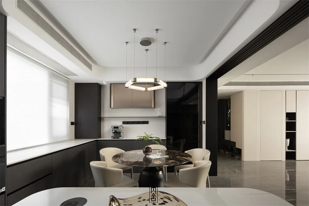 内舍软装丨228㎡现代意式风，不刻意奢华，以质感雅致实现高级感自由！-28