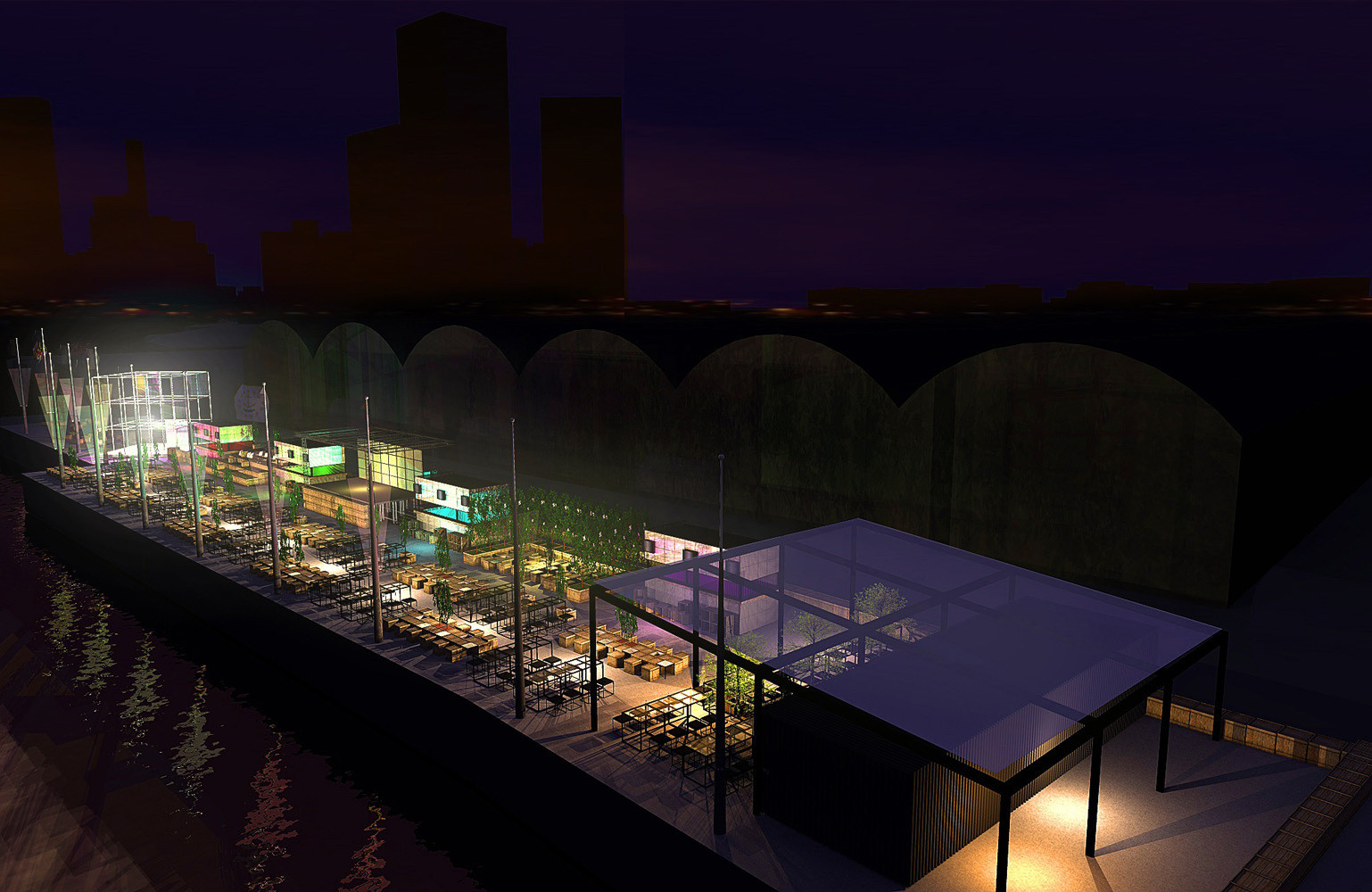 泰国曼谷滨河酒吧 Thailand Bangkok Riverfront Bistro by Integrated Field-23