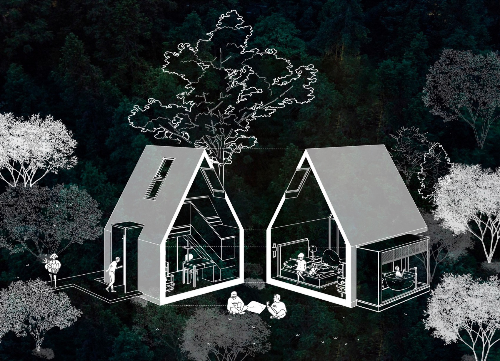 蝶的森林民宿丨中国广州丨广州城外建筑设计有限公司-22