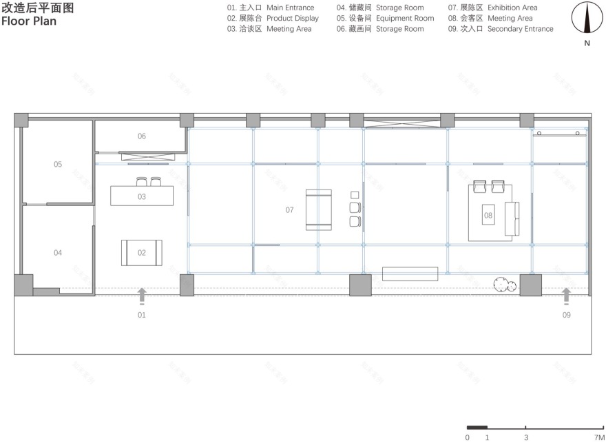 燃画廊 灵活的复合型模块化展厅丨中国北京丨屋已设计工作室-39