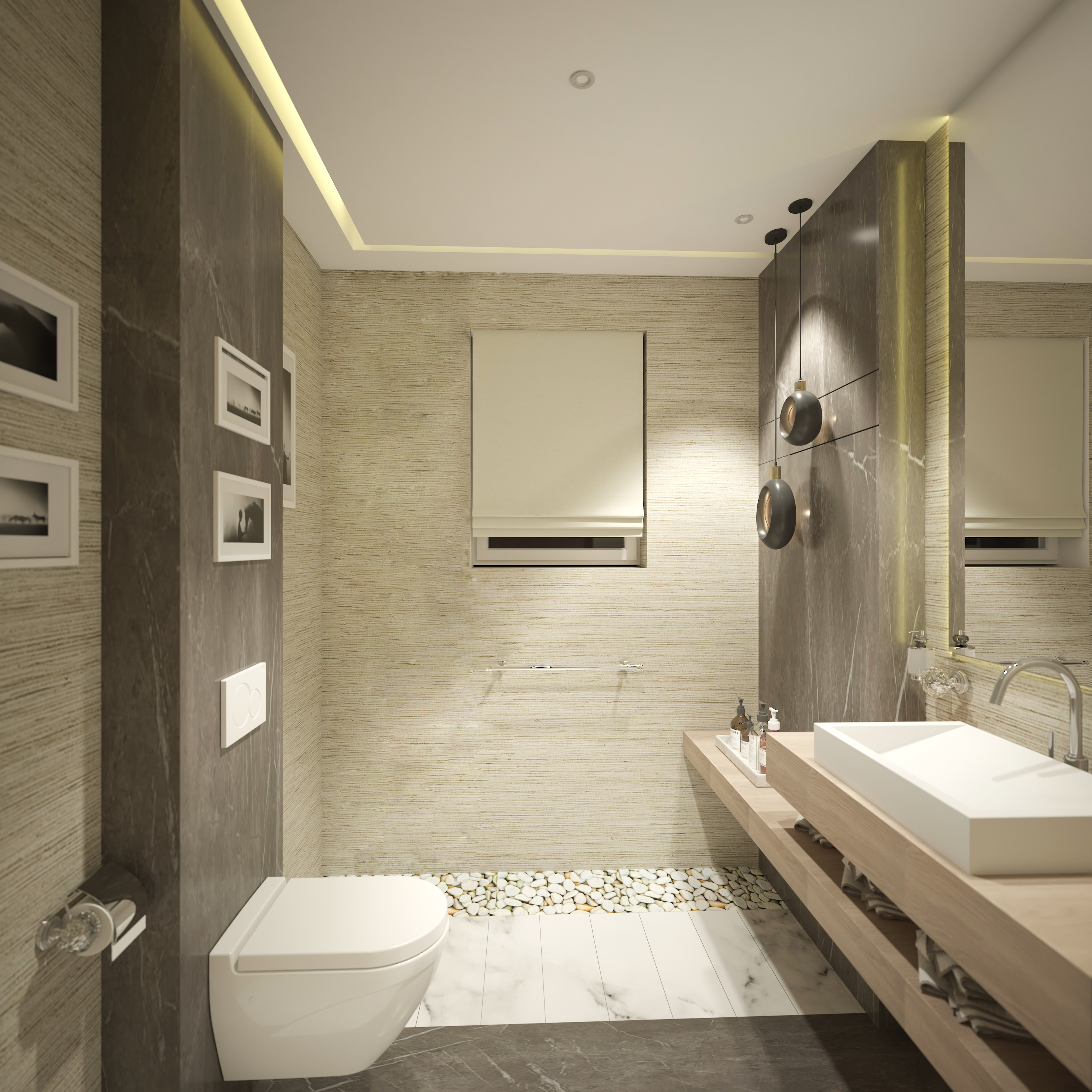 别墅一层室内设计-14