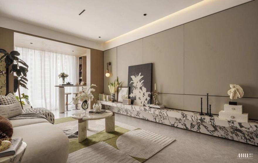 武汉万科·公园大道92m²&102m²样板间丨中国武汉丨深圳市蜜尔室内艺术设计有限公司-3