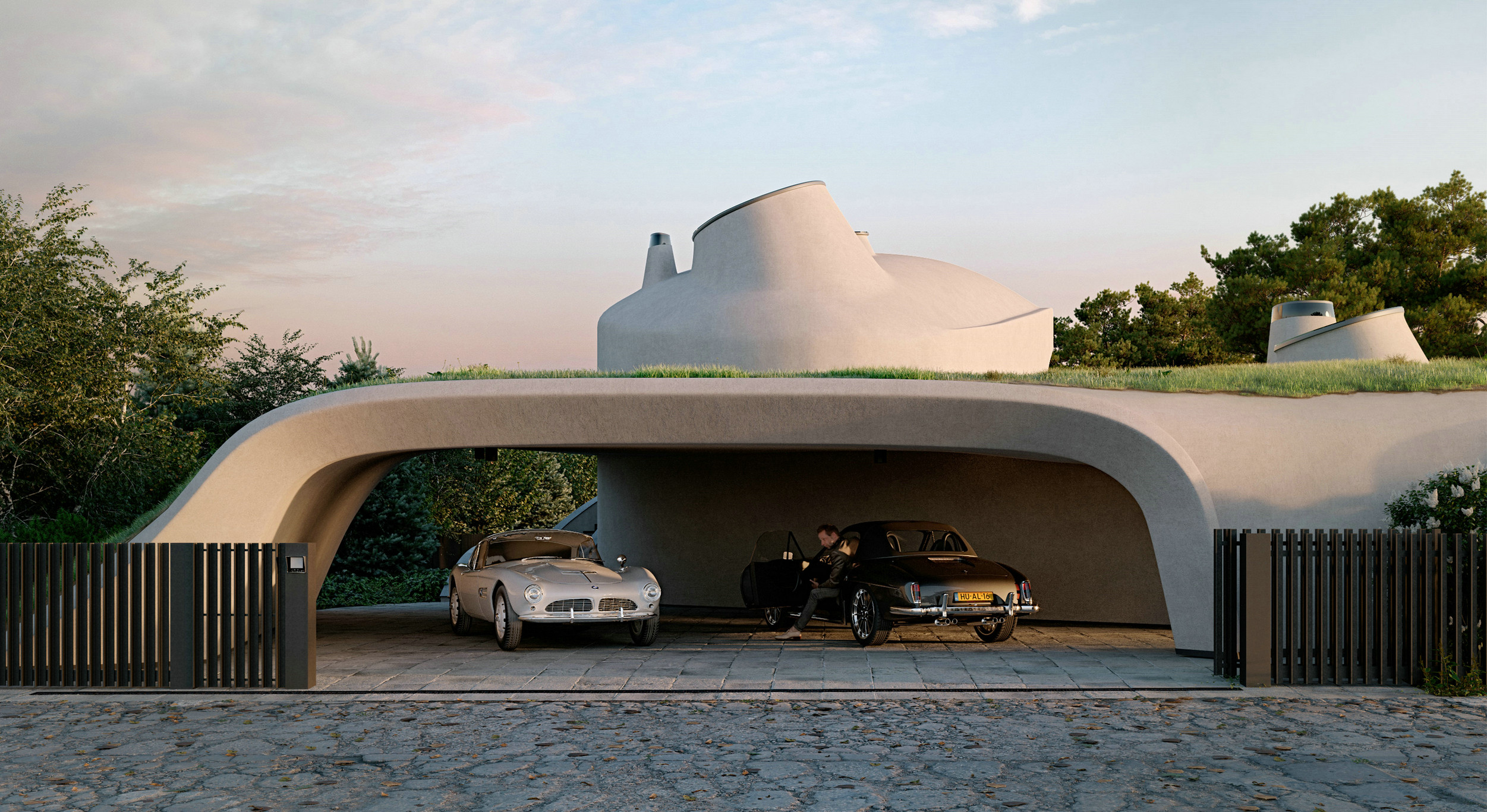 别墅外立面效果-1