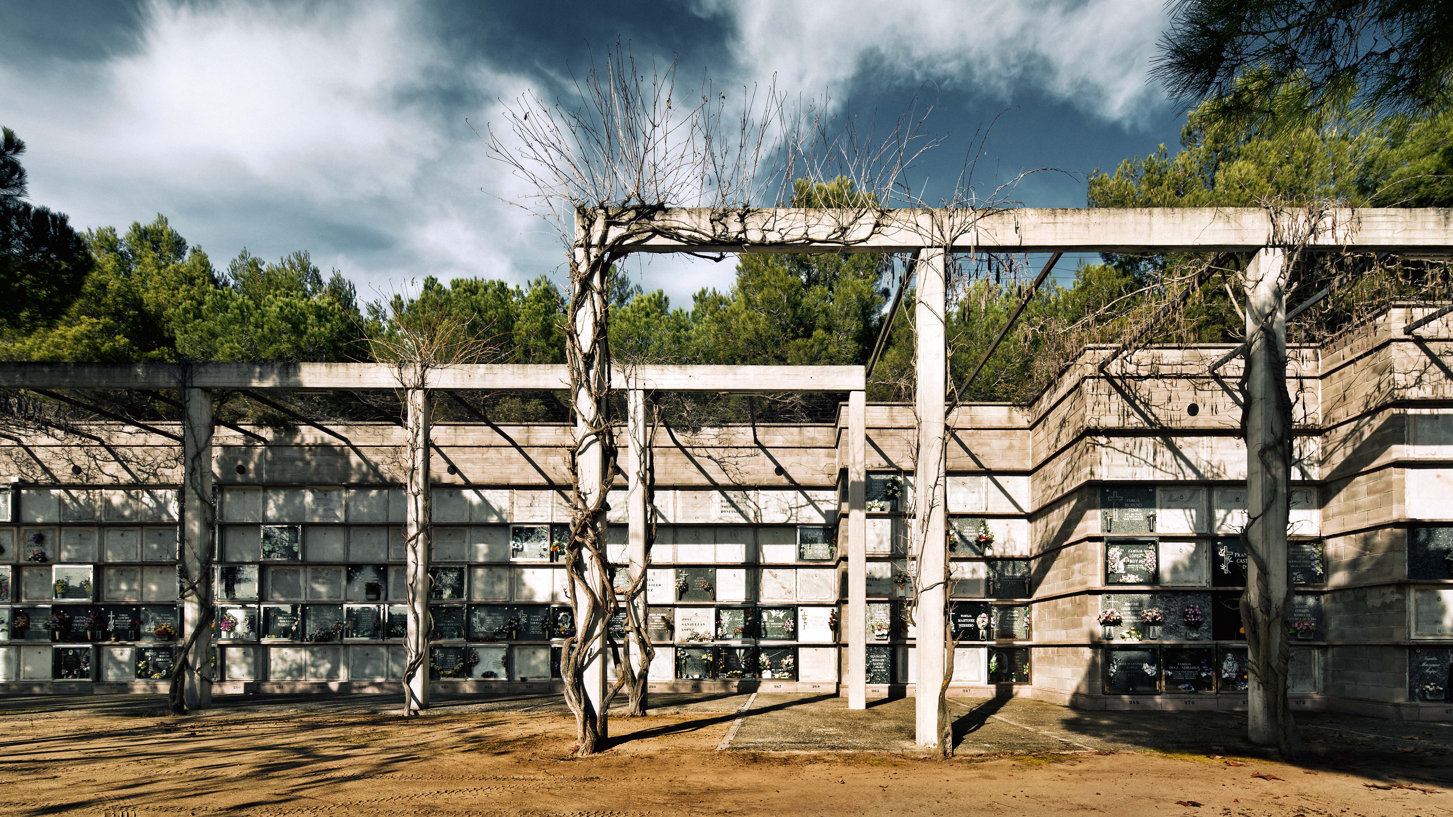 巴塞罗那丘陵上的诗意陵园-0