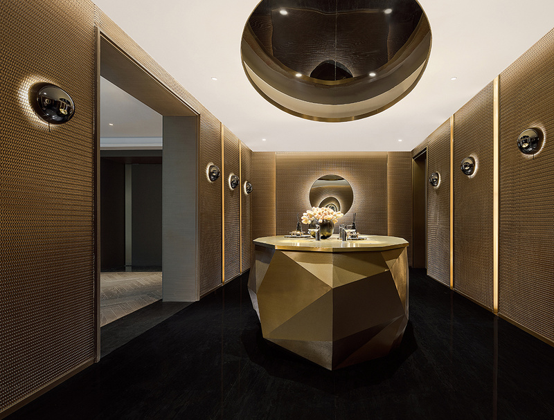 武汉越秀星云销售中心 | 复古摩登空间艺术呈现-38