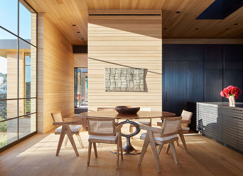 加州圣塔莫尼卡山巅现代豪华别墅-8