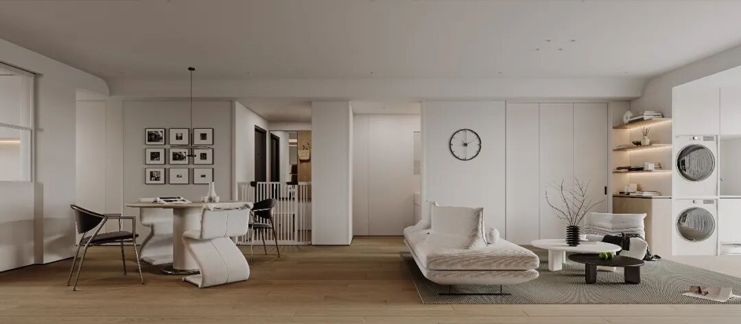 YUJINGDESIGN·现代极简&包豪斯，人宠和谐空间-48