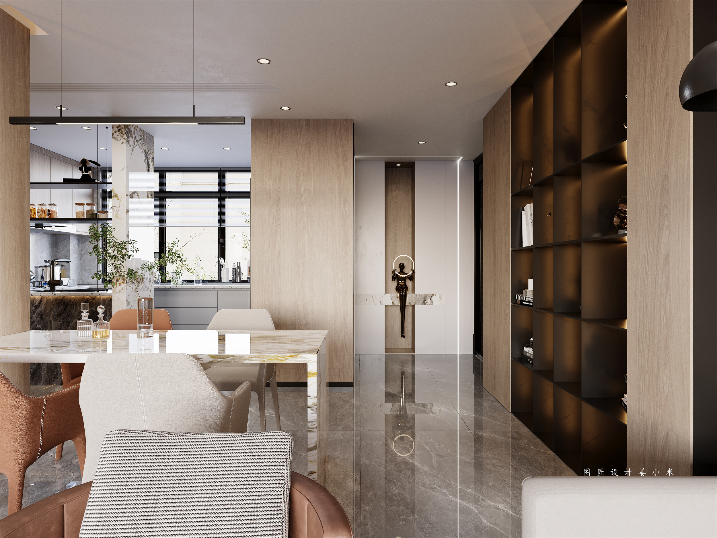 现代轻奢风设计，理想居所，简约与爱-2