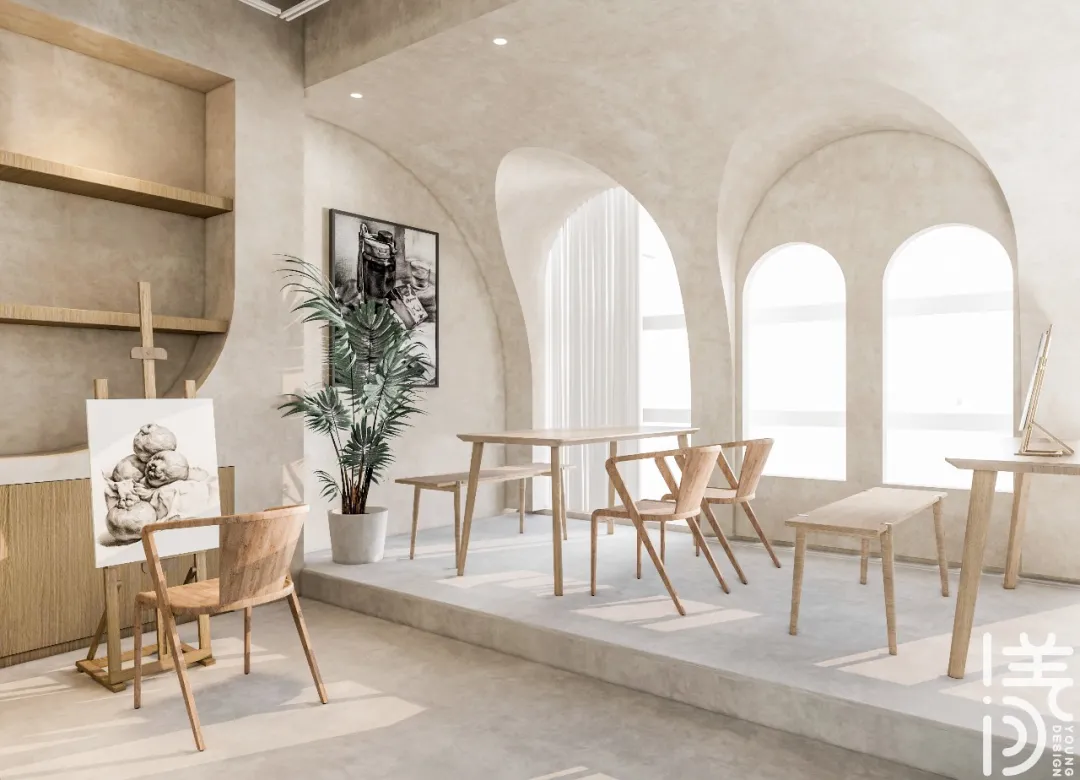 锈迹·水泥艺术 · 侘寂风格画室设计丨深圳漾空间设计有限公司-17