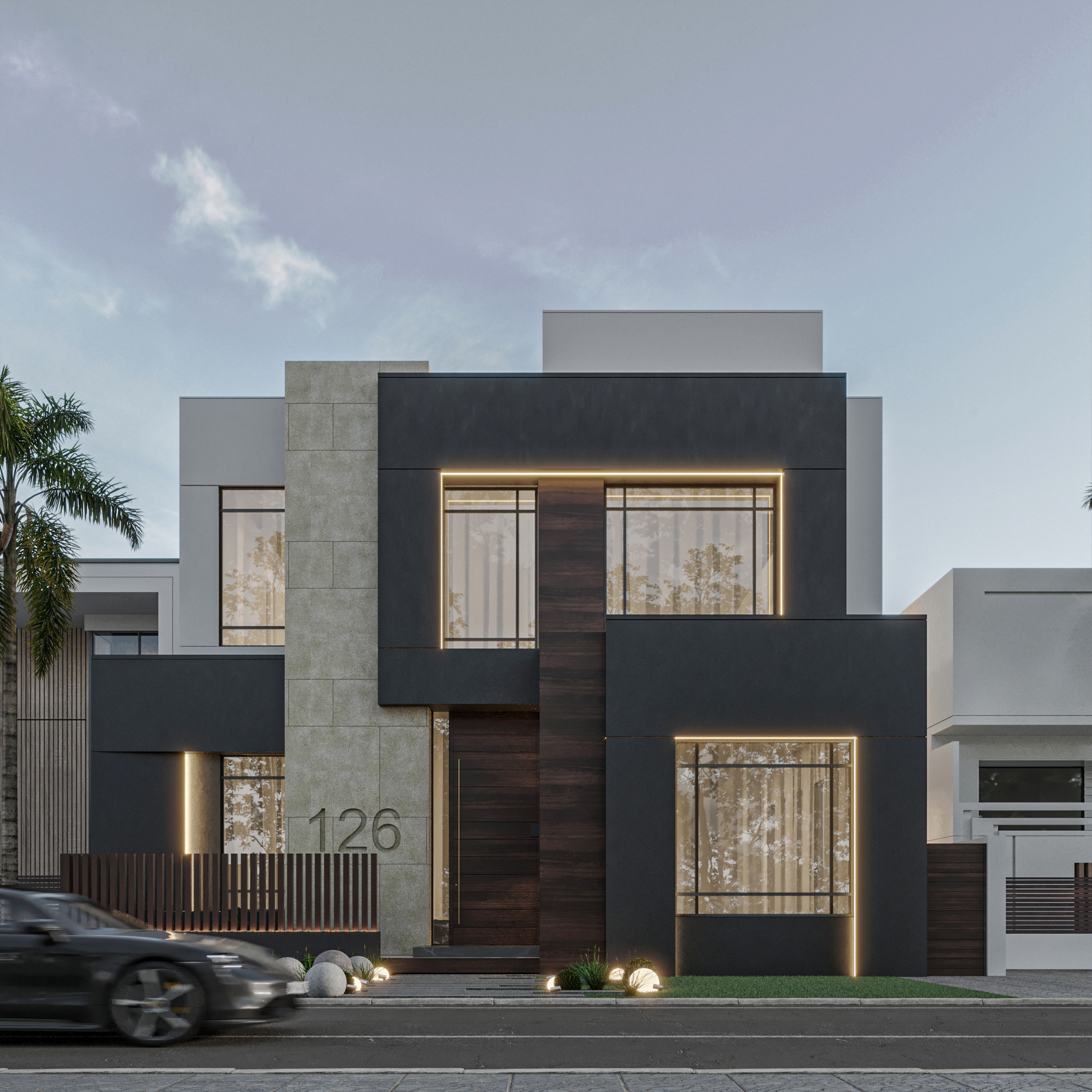 VILLA7科威特现代别墅丨Moamen Amin-11